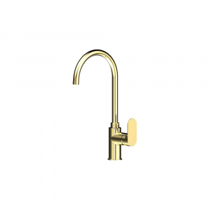Sink mixer with curved swivel spout Lea Cucina Frattini