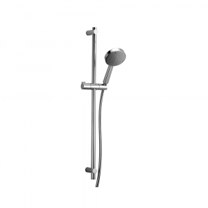 Sliding rail with 3-jet handshower and flexible hose+inlet water connection Docce Frattini