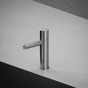 Deck-mounted single handle basin mixer tap  H. 20 cm Stereo Quadro Design