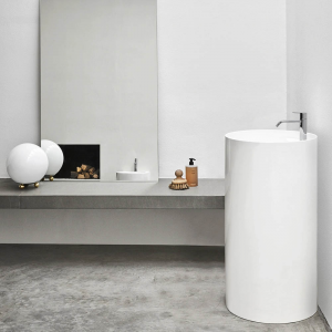Ceramic freestanding washbasin Ovvio Nic Design