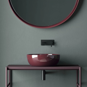Bathroom vessel sink bowl Bacinella Ovvio Nic Design