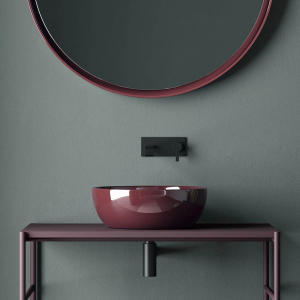 Lavabo à poser en céramique Ovvio Bacinella Nic Design