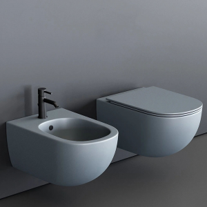 Rimless wall-hung toilet Pin Nic Design