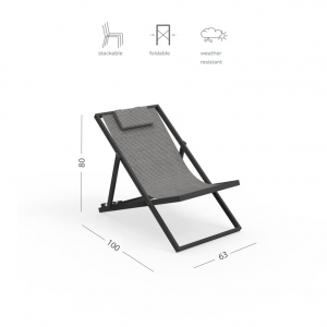 Deck chair Touch Talenti