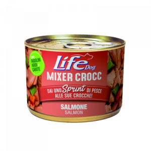 Life Dog MIXER CROCC Salmone 150 Gr