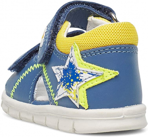 FALCOTTO BARALIS-Sandalo con patch stella-Azzurro