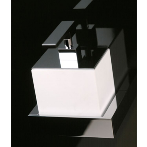 White wall mounted soap dispenser holder Rettangolo Gessi
