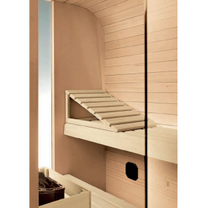 Sauna con doppia porta in Hemlock Cuna Sauna Vita 