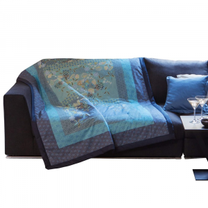 Bassetti Plaid Granfoulard 135x190 cm AMARILLA v.3 azzurro regalo originale