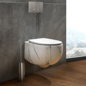 Wand-WC aus Keramik in Marmoroptik Dot 2.0 Aet Italia