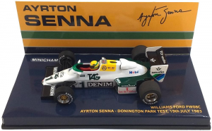 Williams Ford FW08C Ayrton Senna Donington Park Test 19th July 1983 1/43