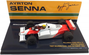 McLaren Ford MP4/1 C Ayrton Senna Test Silverstone 25th October 1983 1/43