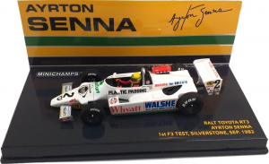 Ralt Toyota RT3 Ayrton Senna 1st F3 Test Silverstone September 1982 1/43