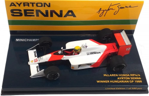 McLaren Honda MP4/4 Ayrton Senna Winner Hungarian GP 1988 1/43