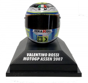 Valentino Rossi Assen 2007 Moto GP Helmet 1/8
