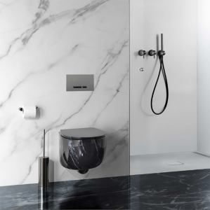 Marble-effect wall-hung toilet Dot 2.0 Aet Italia