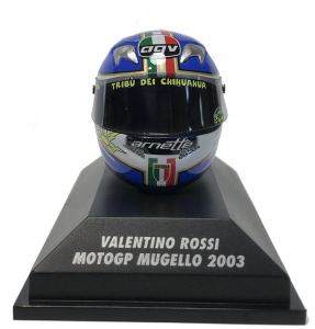 Valentino Rossi Moto GP Mugello 2003 Helmet 1/8