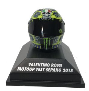 Valentino Rossi Moto Gp Test Sepang 2015 Helmet 1/8