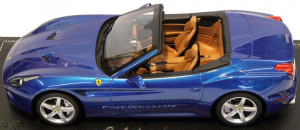 Ferrari California T 84° Geneve Auto Show Roof Open Metallic Blue 1/18