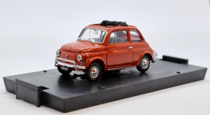 Fiat 500L Aperta 1968-1972 Rosso Corallo 1/43 100% Made In Italy By Brumm