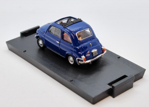 Fiat 500L Open 1968-1972 Orient Blue 1/43 100% Made In Italy By Brumm
