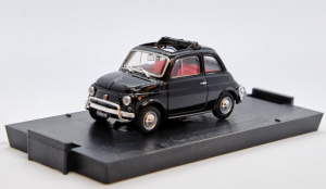 Fiat 500L Open 1968-1972 Black 1/43 100% Made In Italy By Brumm