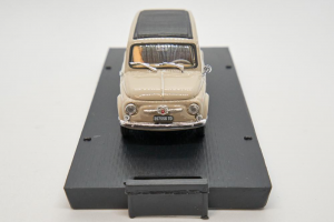 Fiat 500 Giardiniera Closed Sand Beige 1960 1/43 Brumm 100% Made In Italy