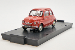 Steyr Puch 500D Rosso Corallo 1959 1/43 Brumm 100% Made In Italy