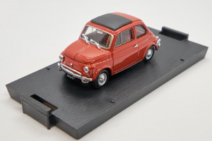Fiat 500L Closed 1968-1972 Dark Coral Red 1/43 Brumm 100% Made In Italy