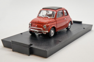 Fiat 500L Closed 1968-1972 Dark Coral Red 1/43 Brumm 100% Made In Italy