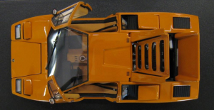 Lamborghini Countach LP400 Orange Openable 1/43 Kyosho