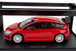 Citroen C4 WRC Plain Body Version Red 1/18 Autoart