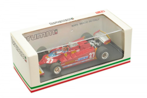 Ferrari 126 Ck Turbo Gp Usa Ovest Long Beach 1981 Villeneuve #27 - 1/43 Brumm 100% Made In Italy