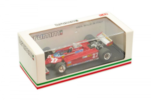 Ferrari 126ck Turbo Gp Montecarlo 1981 Villeneuve Update 2022 White Box - 1/43 Brumm 100% Made In Italy