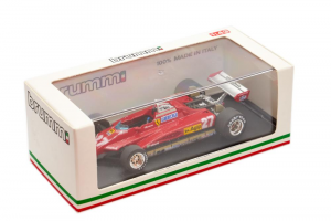 Ferrari 126 C2  San Marino Gp 1982 G. Villeneuve - 1/43 Brumm 100% Made In Italy
