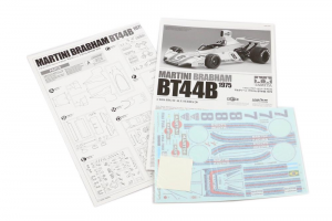 Kit de plastimodelismo para montar e pintar 1975 MARTINI BRABHAM BT44B -  escala 1/12