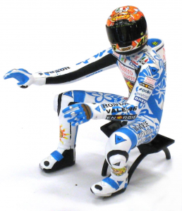 Figurine Valentino Rossi Mugello 2001 Riding - 1/12 Minichamps
