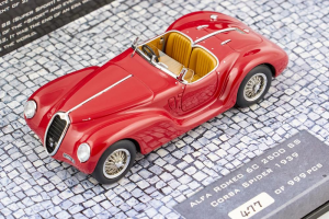 Alfa Romeo 6C 2500 SS Corsa Spider Red 1939 Ltd 999 Pcs - 1/43 Minichamps