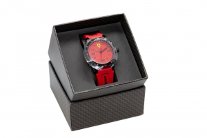 Scuderia Ferrari Kids Redrev Wristwatch 34 Mm Red Silicon Band