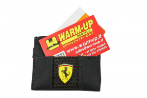 Scuderia Ferrari Credit Card And Coins Holder Black