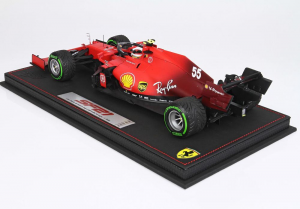 Ferrari Sf21 GP Made In Italy dell'Emilia Romagna Intermediate Tyres Carlos Sainz #55 2021 Ltd 250 Pcs - 1/18 BBR