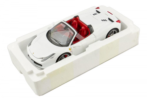 Ferrari 458 Spider White - 1/18 Hotwheels Elite