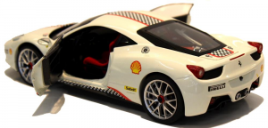 Ferrari 458 Challenge White #3 - 1/18 Hotwheels Elite