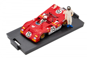 Ferrari 312 Pb Monza 1000km 1971 Ickx-Regazzoni +2 Drivers - 1/43 Brumm