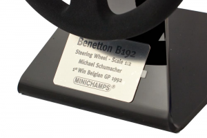 Benetton B192 Steering Wheel Michael Schumacher 1st Win Belgian Gp 1992 - 1/02 Minichamps