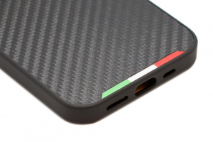Ferrari Hardcase Carbon Black Italian Flag iPhone 13 CG Mobile