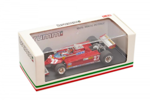 Ferrari 126 Ck Turbo Gp Montecarlo 1981 G. Villeneuve #27 + Driver - 1/43 Brumm