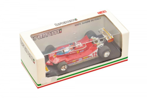 Ferrari 312 T4 GP Francia 1979 2nd Gilles Villeneuve #12 With Driver - 1/43 Brumm