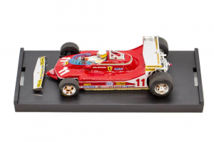 Ferrari 312 T4 GP Monaco 1979 1° Scheckter #11 + Driver - 1/43 Brumm