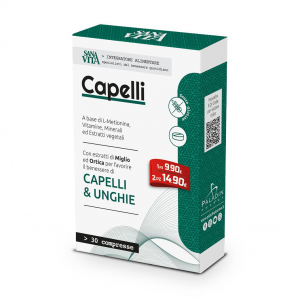 SANAVITA CAPELLI E UNGHIE IN COMPRESSE - CON ESTRATTI DI MIGLIO ED ORTICA